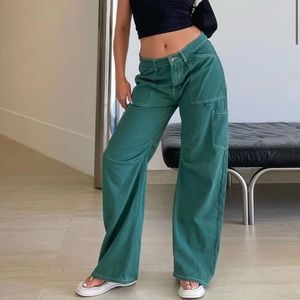 Never worn green lioness pants